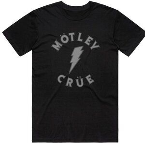 Motley Crue Bolt World Tour Glam Metal Graphic Unisex T-Shirt 81